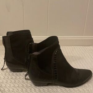 MATISSE Perforated Leather/ Nylon Flattering Boot Made in Brazil